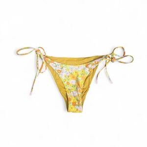 Blackbough Orange and Yellow Floral Bikini Bottom